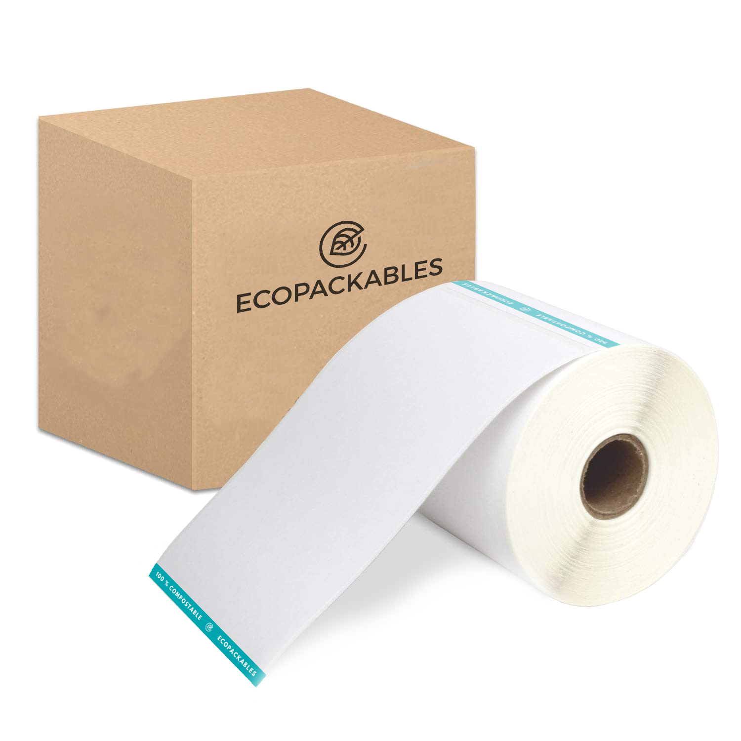 100% PCR Shipping Labels - EcoPackables