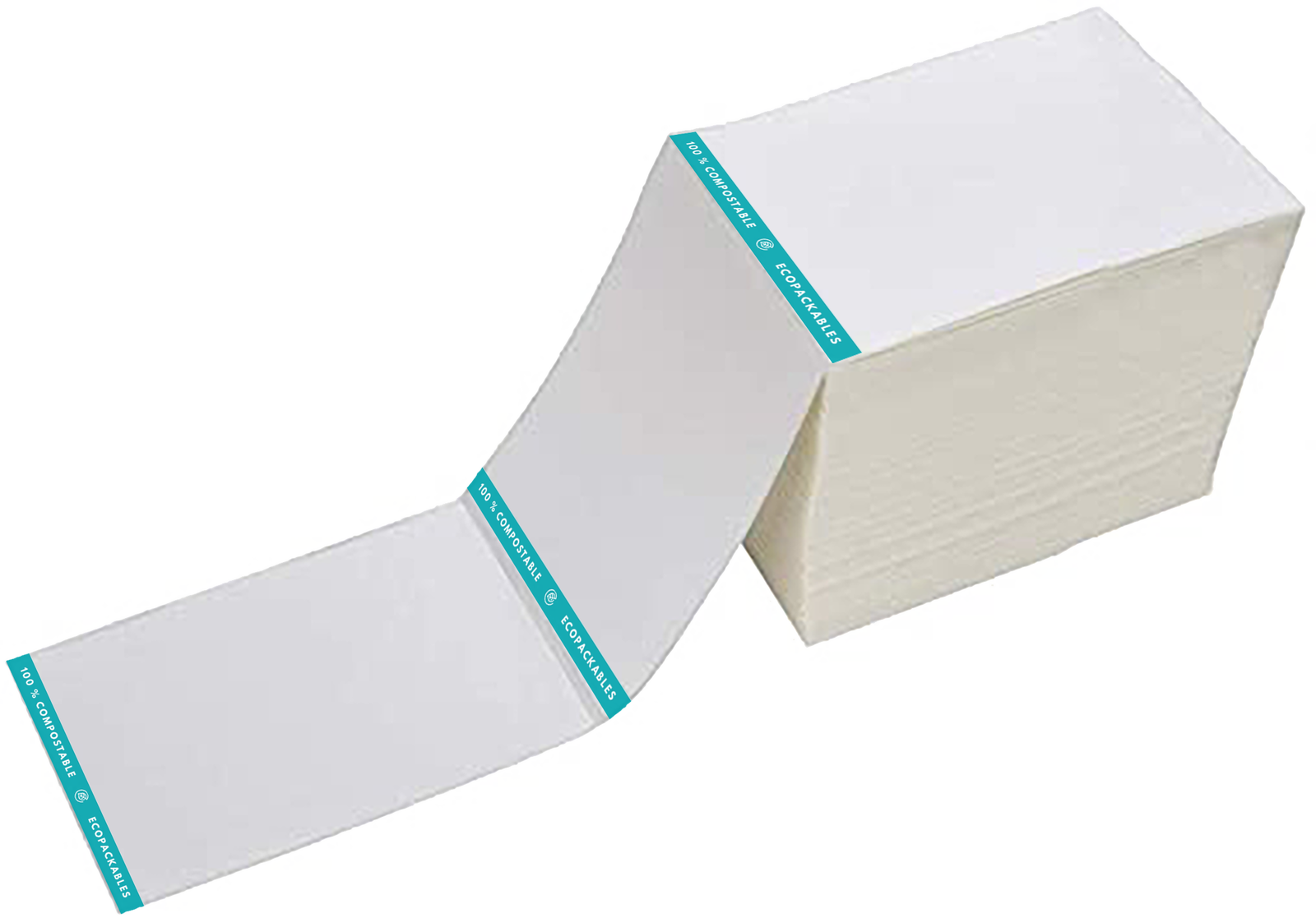 100% PCR Shipping Labels - EcoPackables