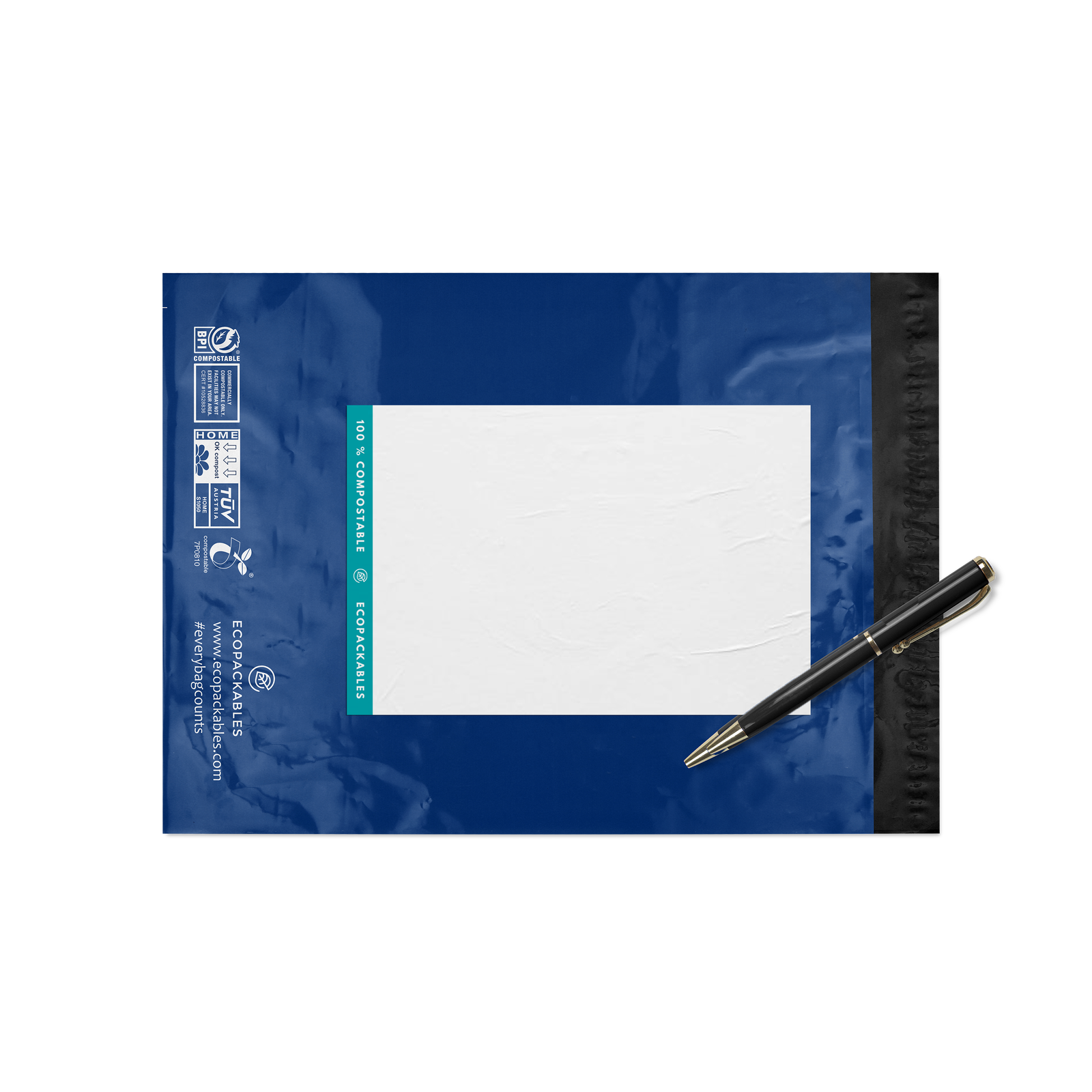 100% PCR Shipping Labels - EcoPackables