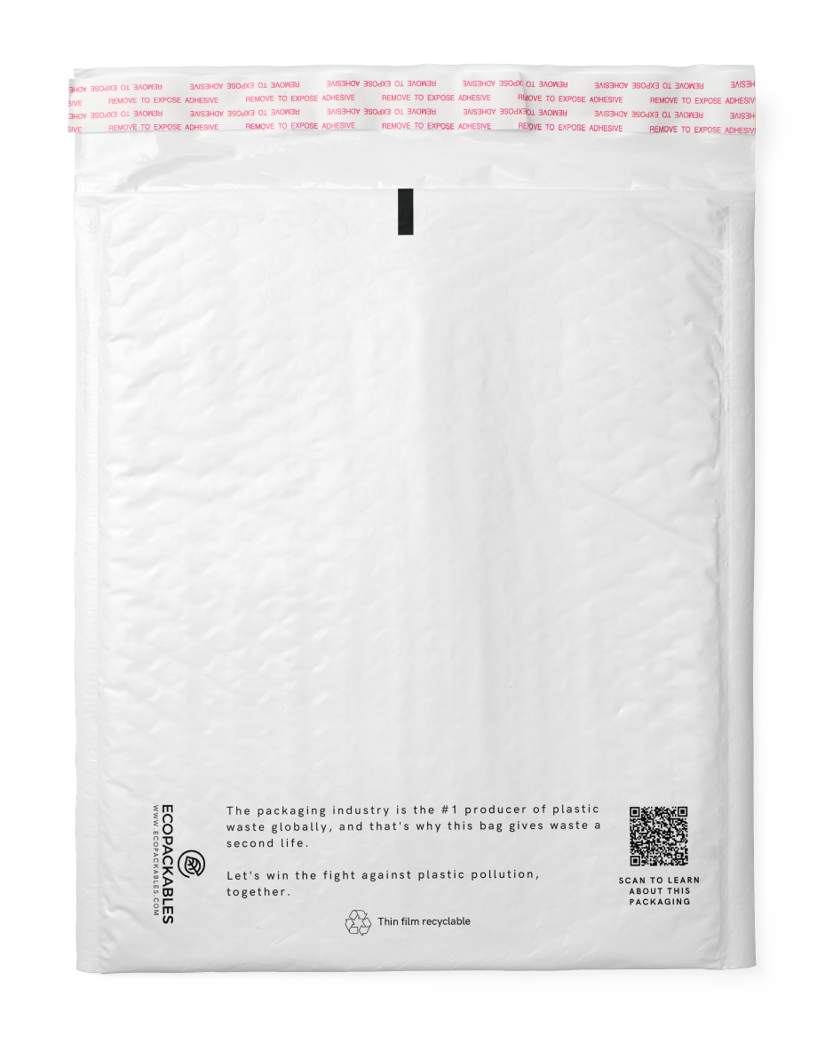 Post-Consumer Recycled Bubble Mailers