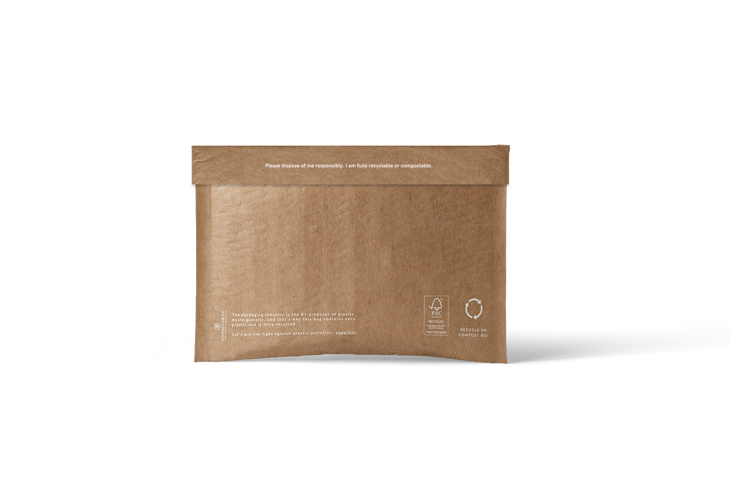 100% Recycled Honeycomb Paper Padded Mailers