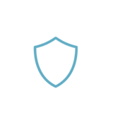 Barrier protection shield icon