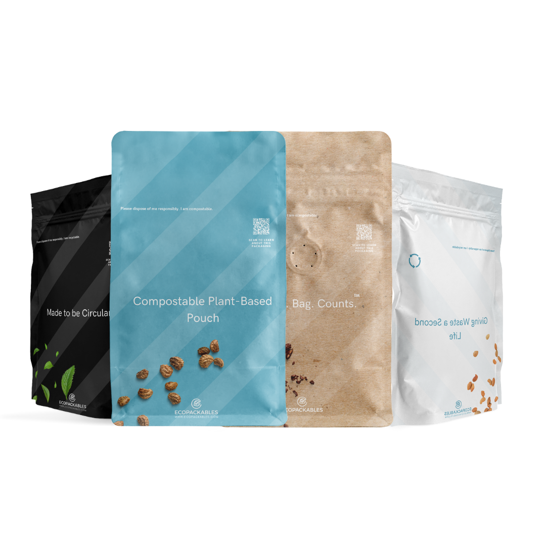 Sustainable Coffee & Foodsafe Packaging - EcoPackables