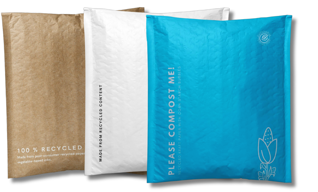 Sustainable Padded Mailers - EcoPackables