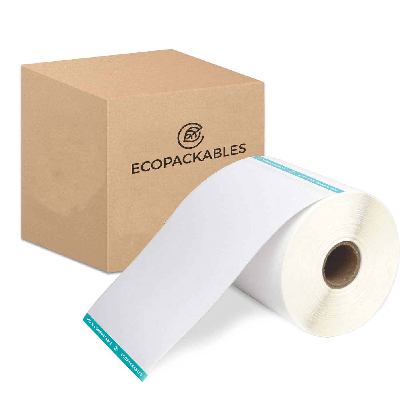 100% PCR Shipping Labels - EcoPackables