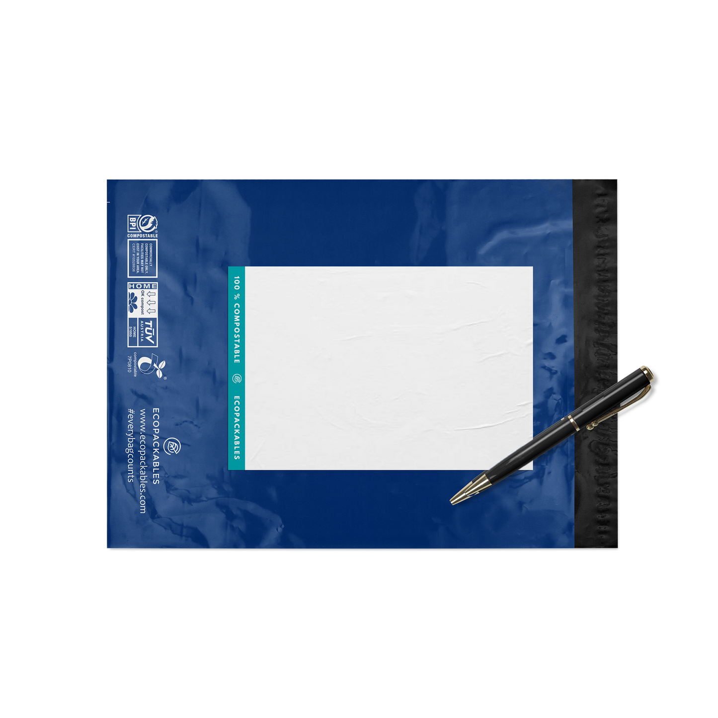 100% PCR Shipping Labels - EcoPackables