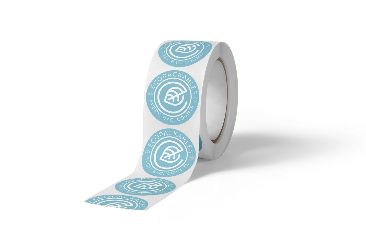 100% PCR Stickers - EcoPackables