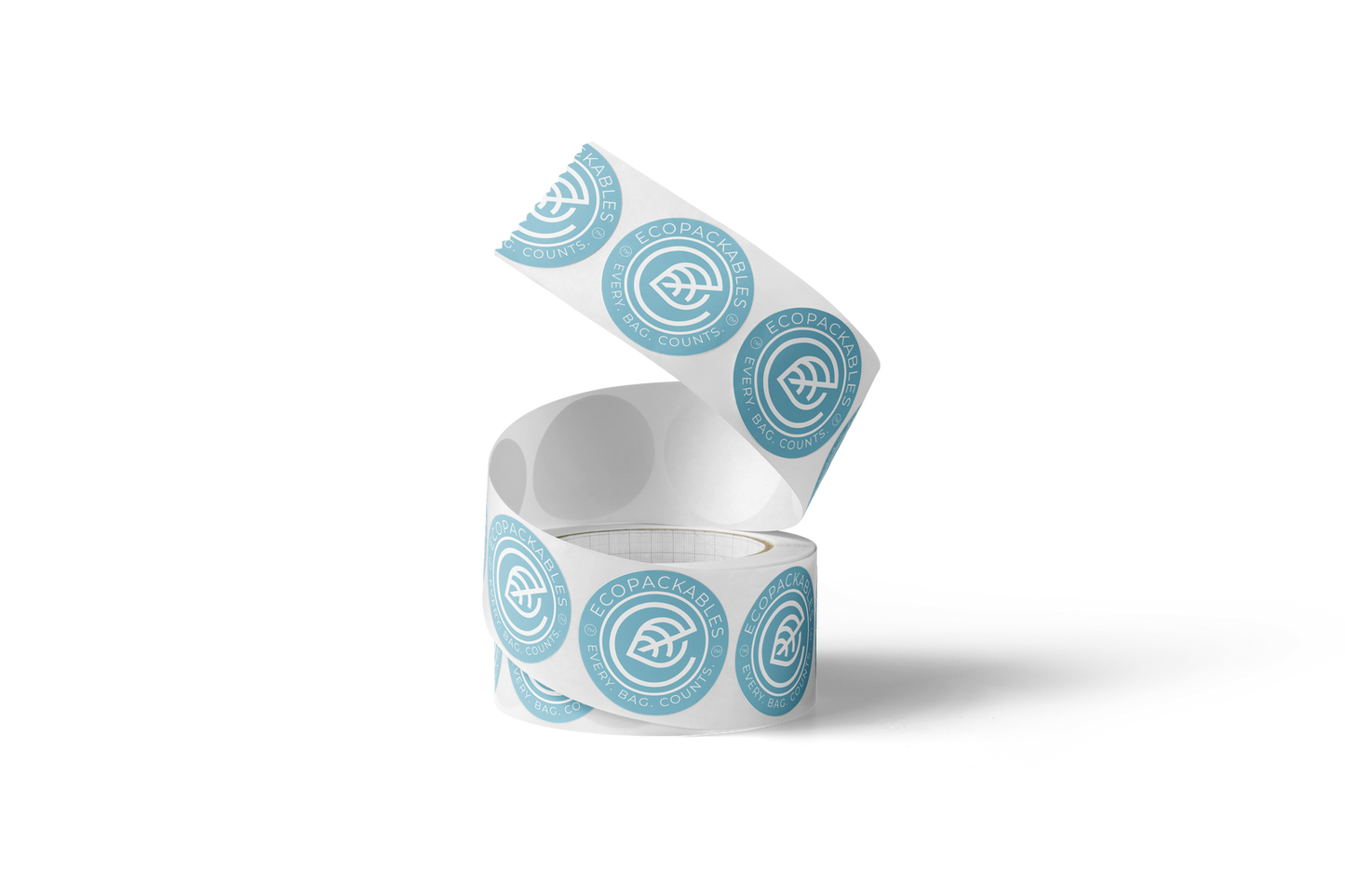 100% PCR Stickers - EcoPackables