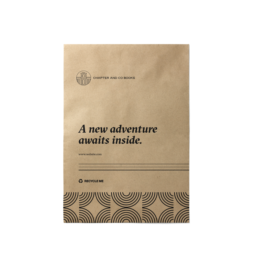 100% Post-Consumer Recycled Kraft Mailers - Custom - EcoPackables