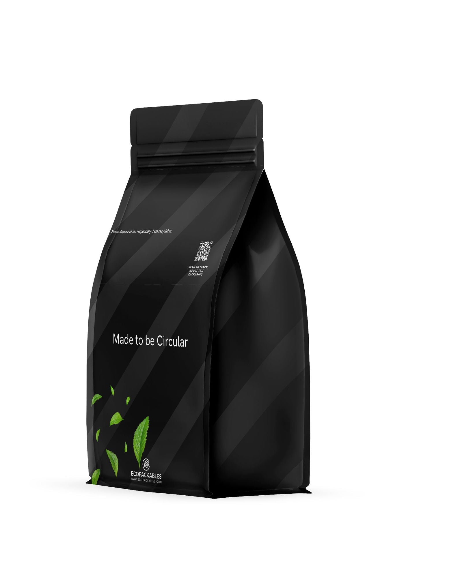 EcoPackables BioLaminate™ Recyclable Flat Bottom Pouch - EcoPackables