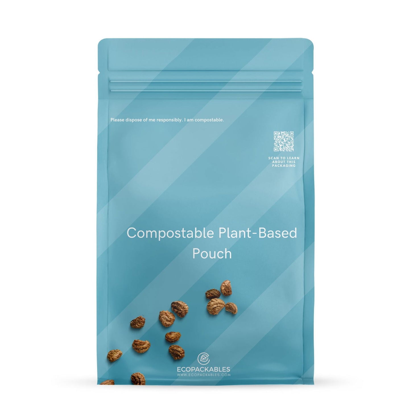 EcoPackables Home Compostable Flat Bottom Pouch - EcoPackables