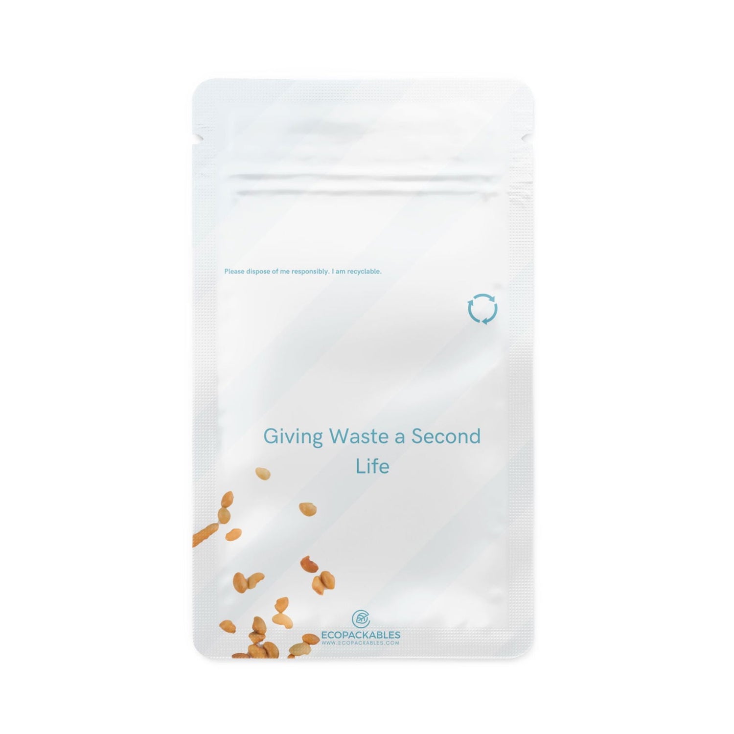 EcoPackables Sustainable Post consumer Recycled Flat Sachet - EcoPackables