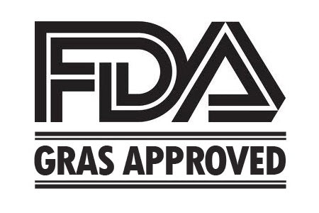 FDA GRAS Approved logo in black and white