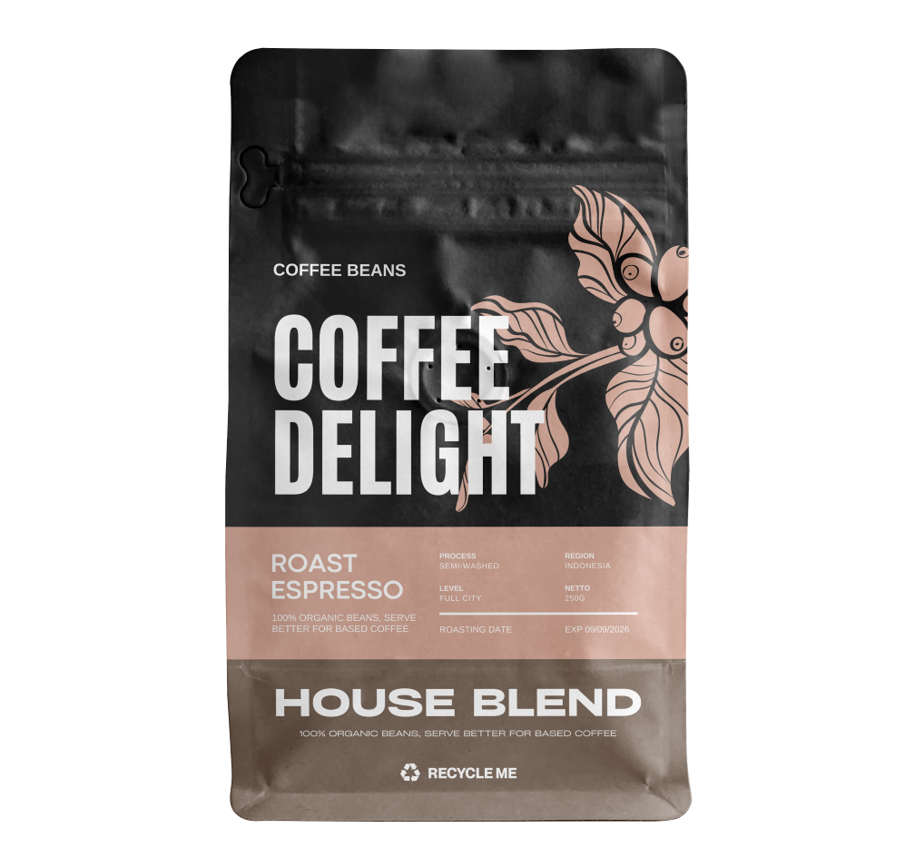 EcoPackables PCR reLaminate™ Coffee Pouch - custom