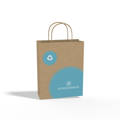 Sustainable Retail Paper Shopping Bags - EcoPackables