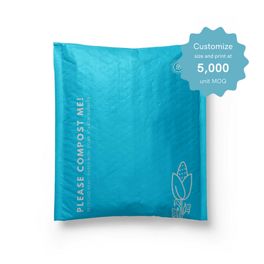 100% Compostable Padded Bubble Mailers