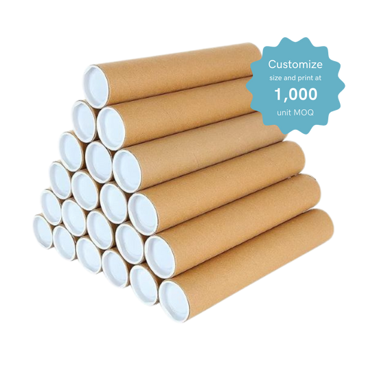 100% Recycled Paper Tubes