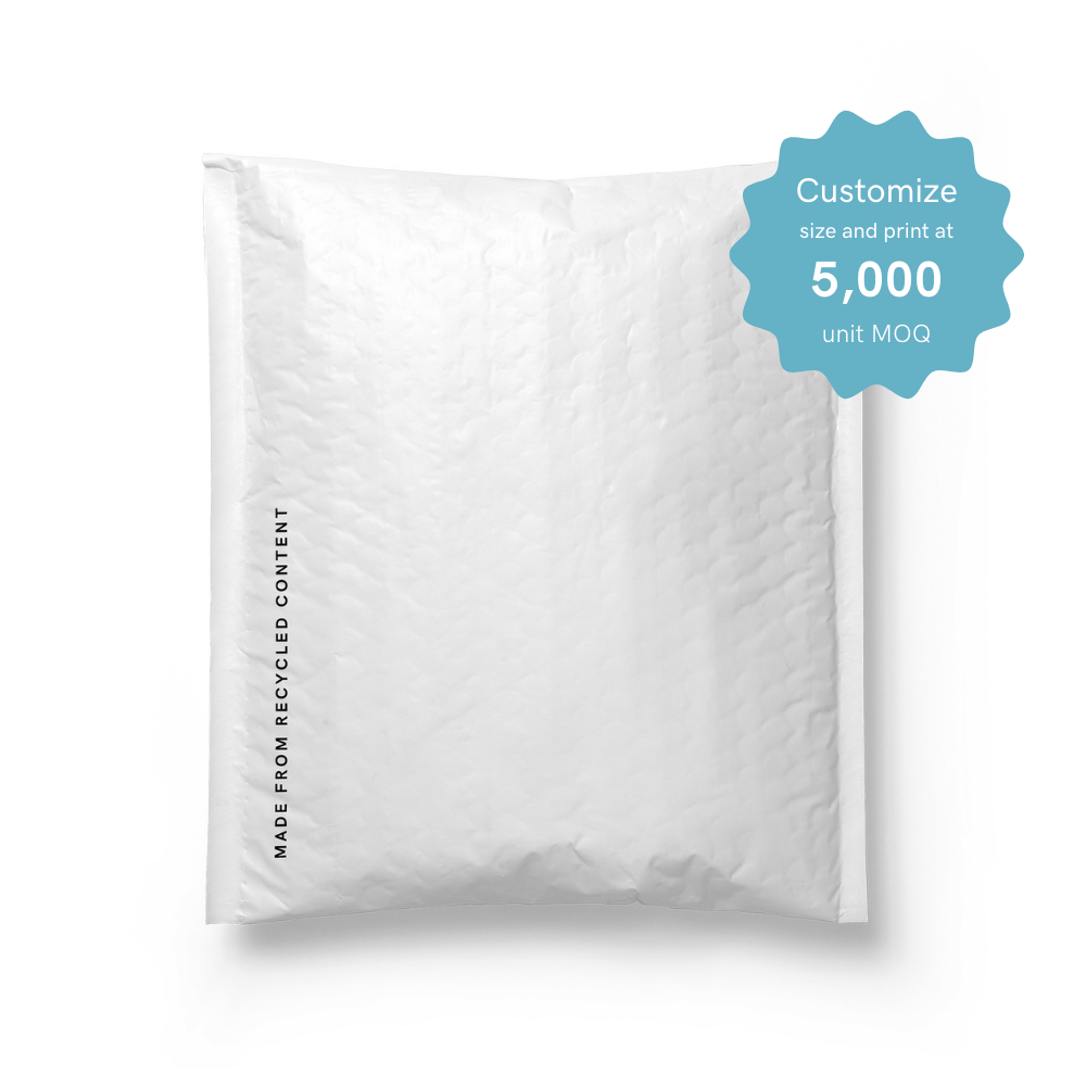 Post-Consumer Recycled Bubble Mailers