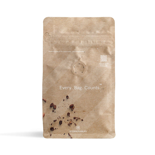 compostable kraft  Coffee Pouch free shipping