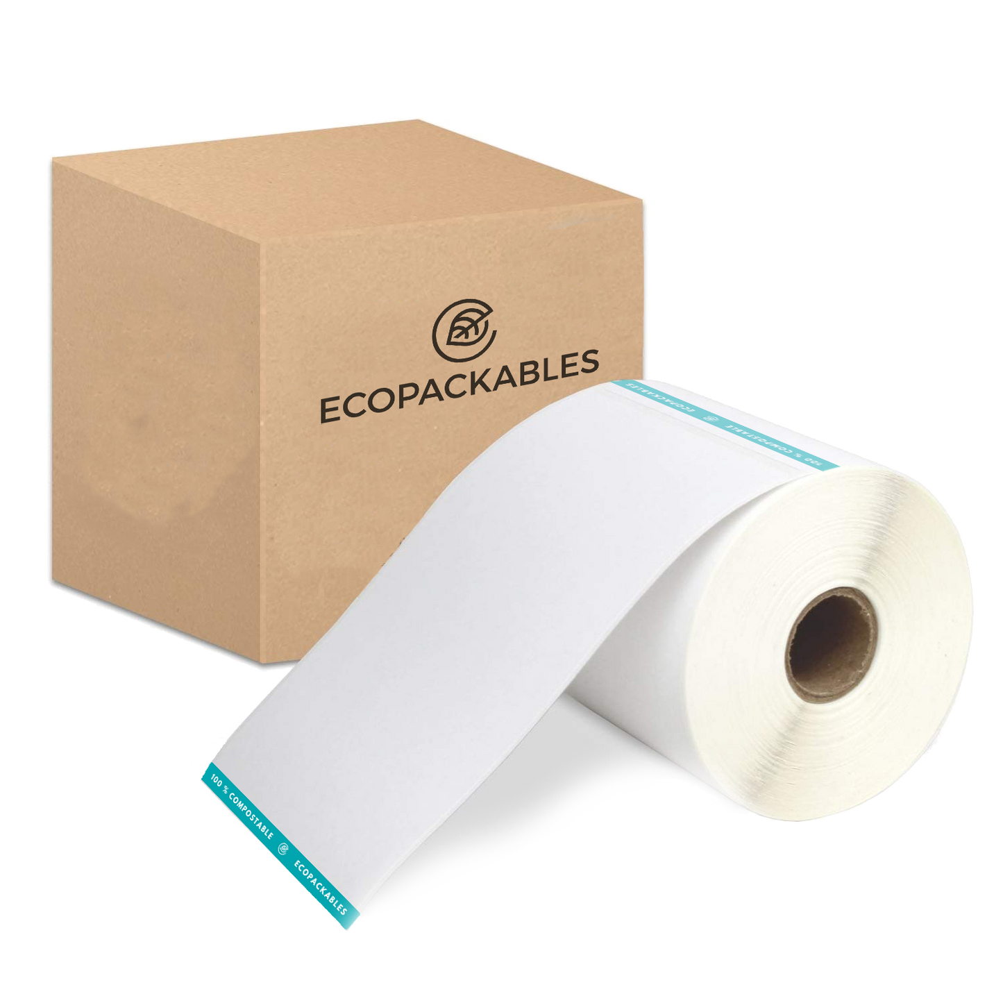 compostable shipping labels rolls free shipping
