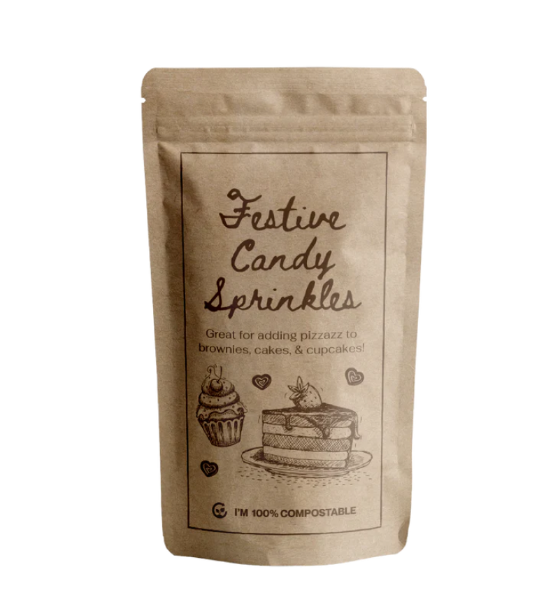 Kraft stand-up pouch front view