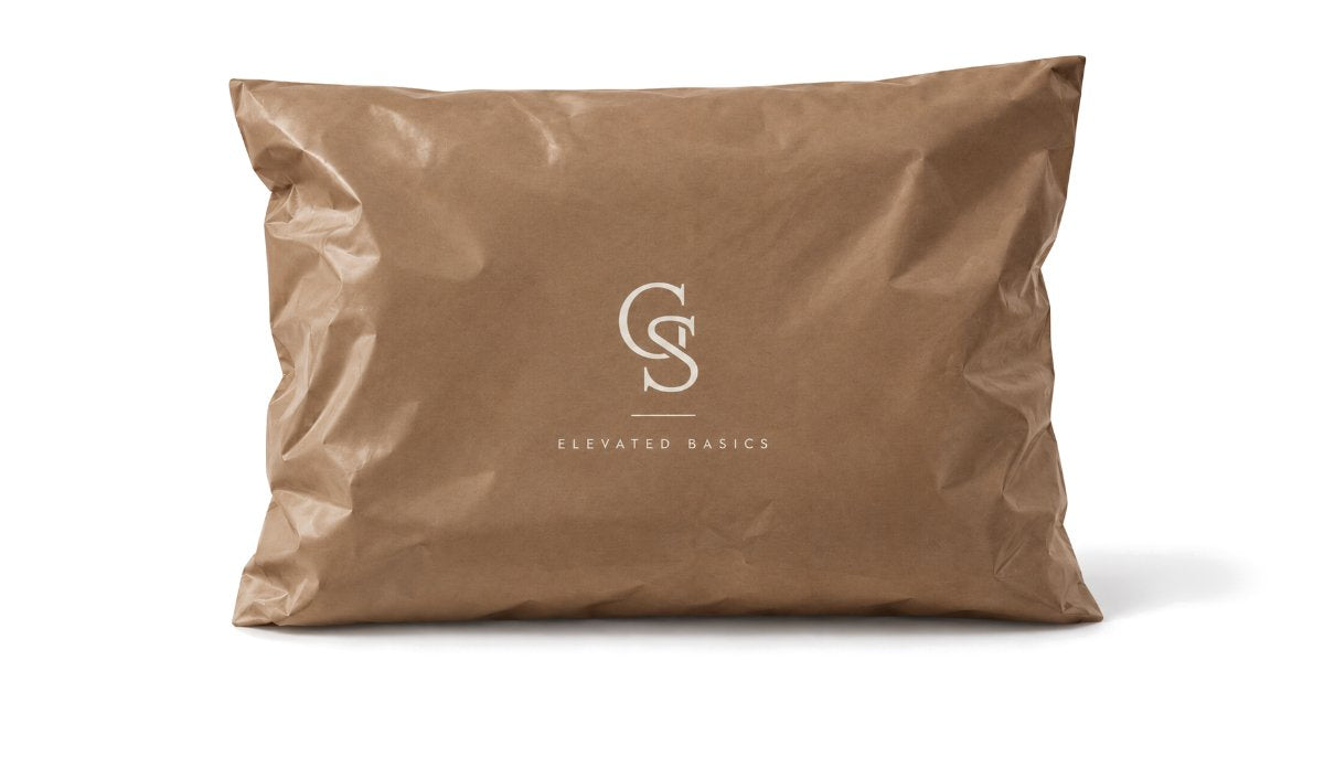 CS Elevated Basics custom compostable poly mailer